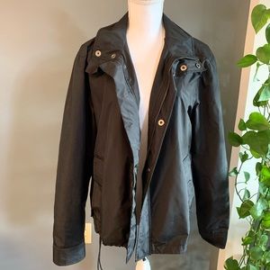 Burberry London Black Windbreaker Jacket~Size M